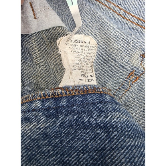 Vintage Tommy Hilfiger Shorts Mens 36‎ Denim Carpenter Patch Pocket Y2K 2000s - Picture 10 of 14